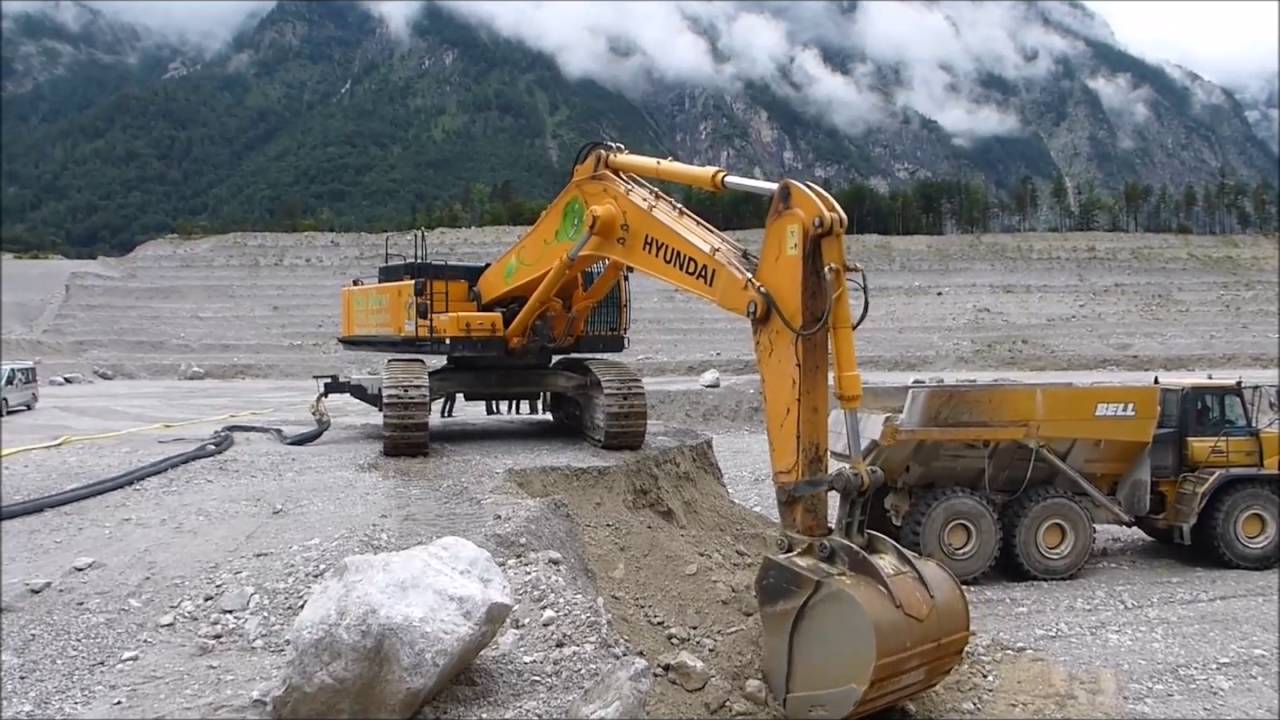 Mörtlbauer Elektrobagger bei Deisl Beton in Hallein