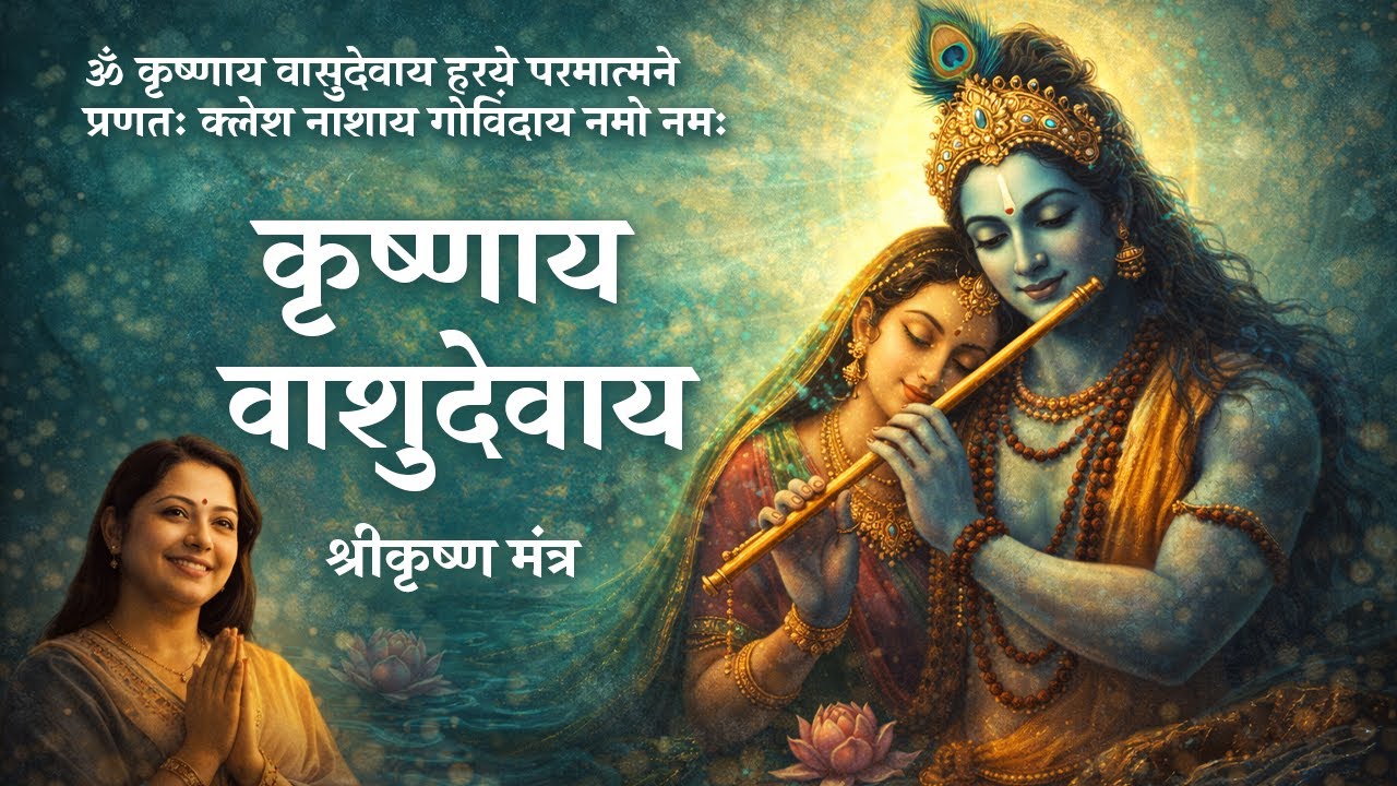 Om Krishnaya Vasudevaya Haraye | ॐ कृष्णाय वासुदेवाय हरये परमात्मने | Premanand Maharaj Ji Mantra