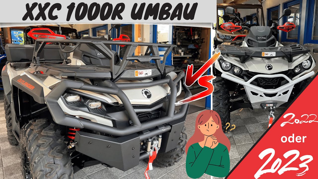 Can Am Outlander 1000R XXC 2023 Vorstellung mit großem Umbau, Seilwinde & LINQ BRP Vergleich 2022