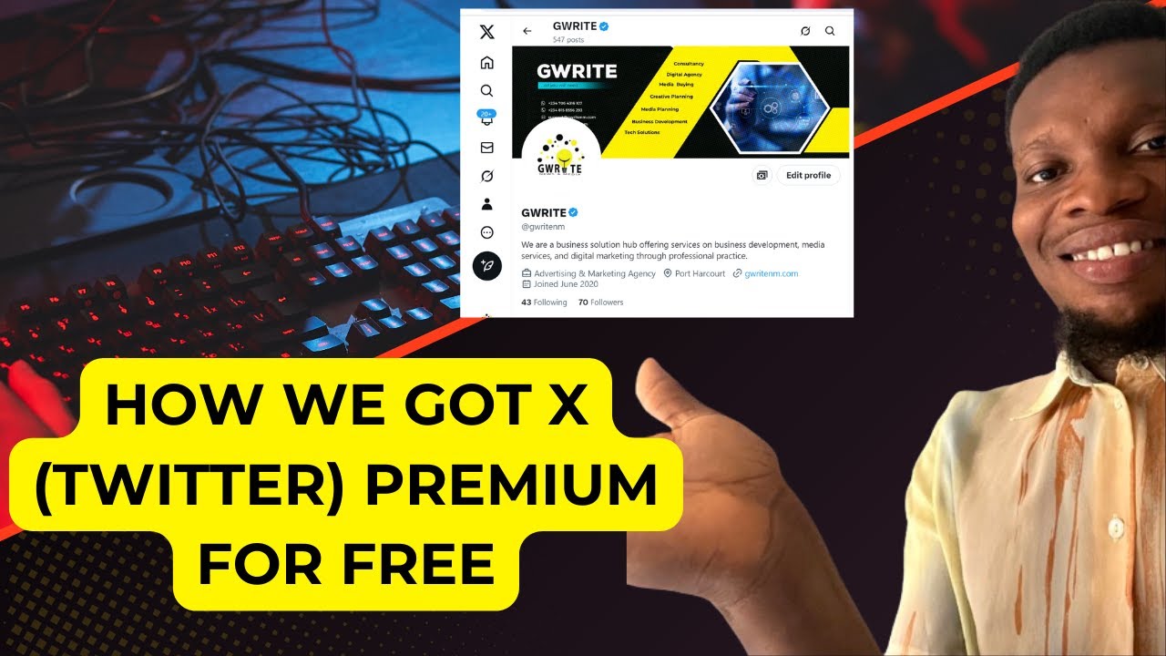 Как мы получили X (Twitter) Premium БЕСПЛАТНО &ndash; синяя галочка верификации ✅