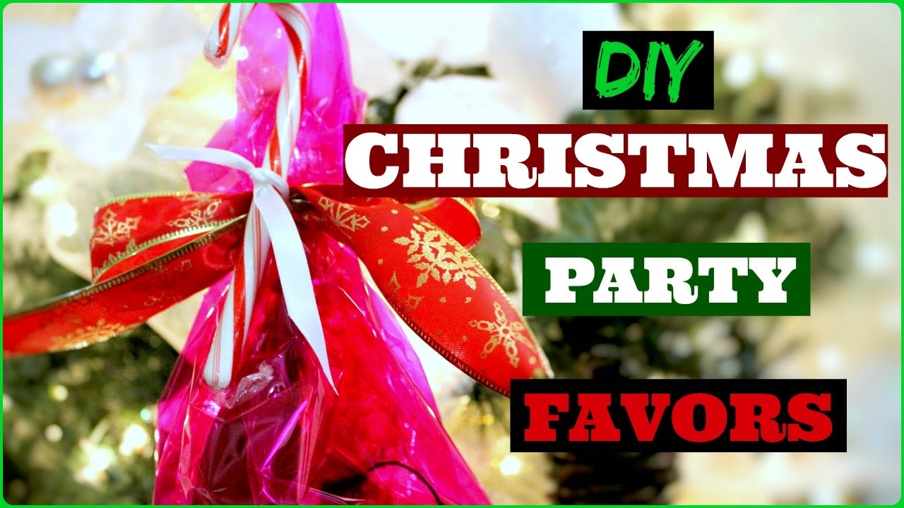 DIY CHRISTMAS PARTY FAVORS