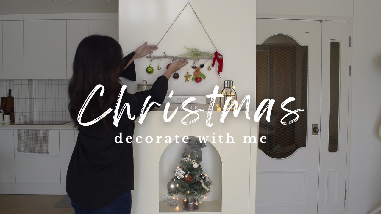 [vlog 10] minimal and cozy christmas decoration 🎄☃️| decorate with me | vlogmas 2022