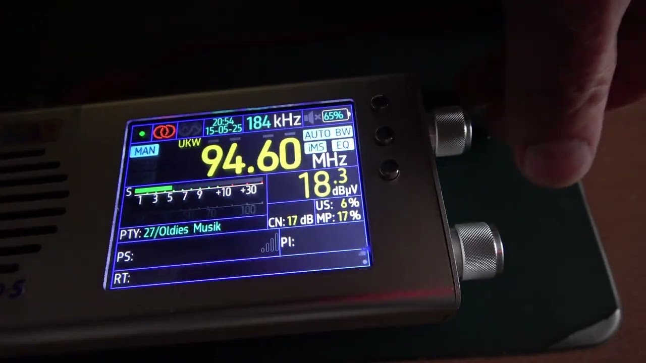 Indoor Quickscan mit TEF6668 bei mir (Nettelstedt) - mit improvisierter Antenne