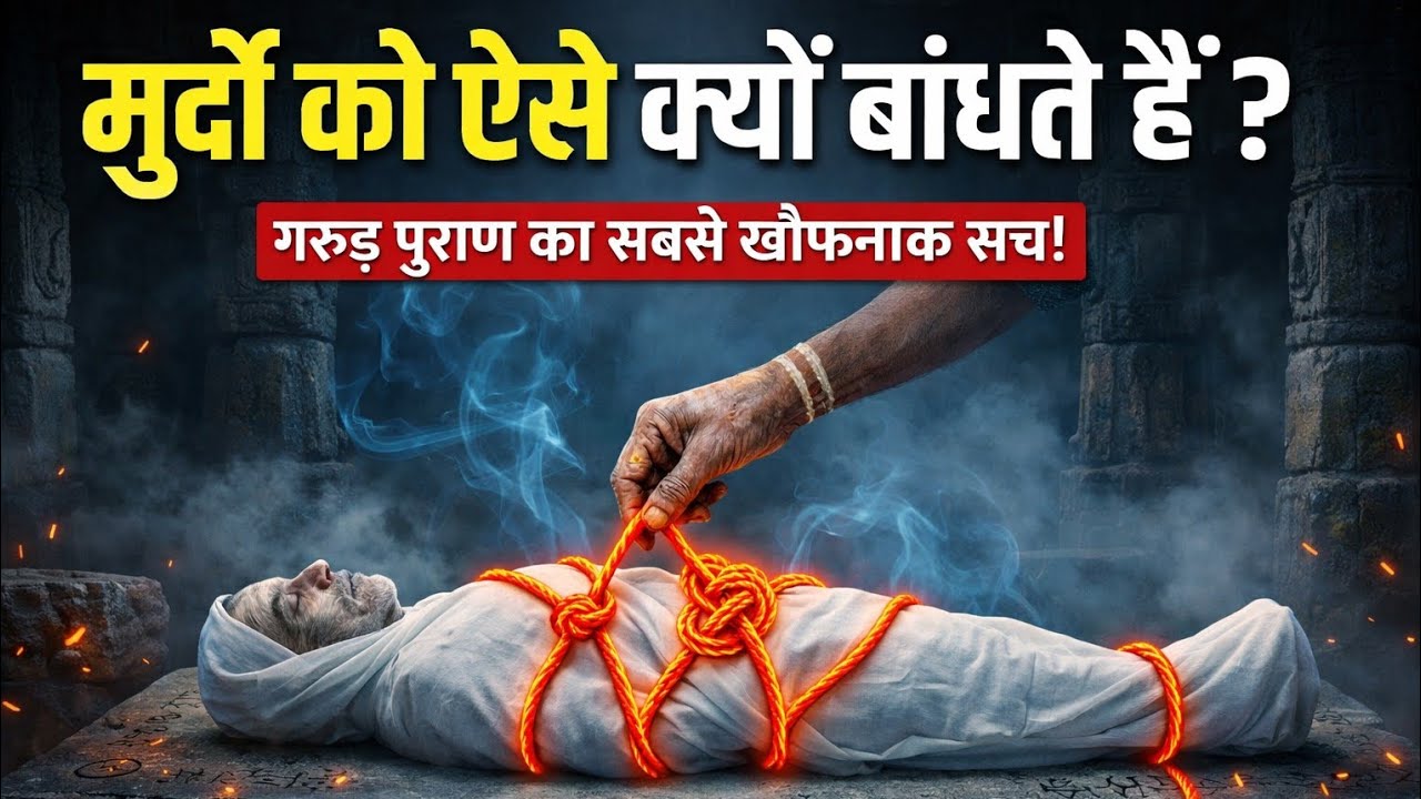 श्मशान में शव को बाँधने का रहस्य | गरुड़ पुराण का खौफनाक सच”