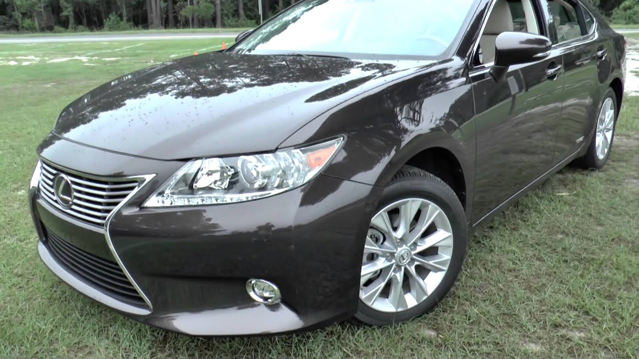 Best Detailed Walkaround 2014 Lexus ES300h Hybrid Sedan