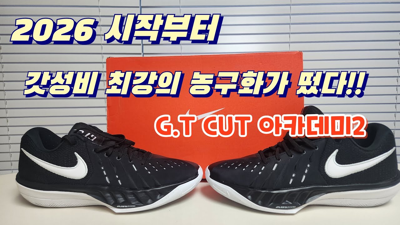 🔥NIKE🔥 진짜 무조건 사야할 농구화!!  1보다 더좋아졌다.  아카데미2  심층 리뷰!!