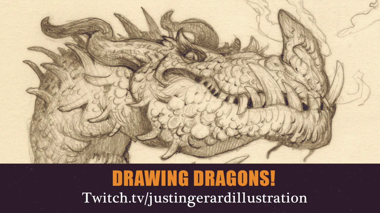 60-Second Timelapse Drawing Dragons Demo