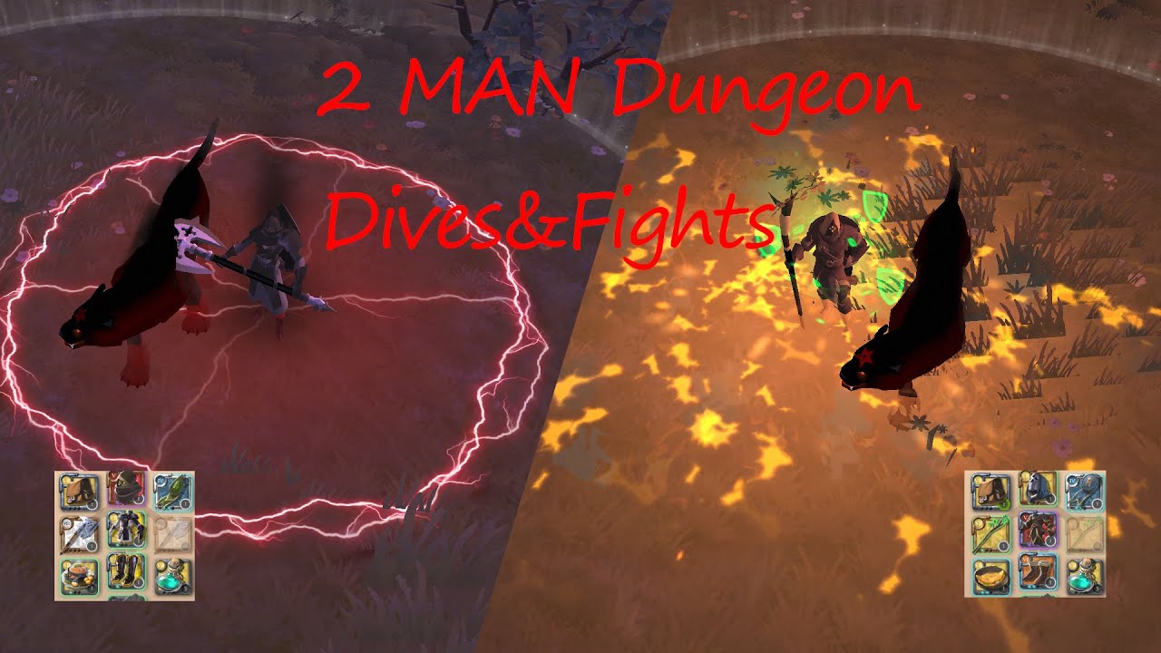 GreatAxe / GreatNature | 2 Man Dungeon Diving/Fights  | Small Scale |  Albion Online