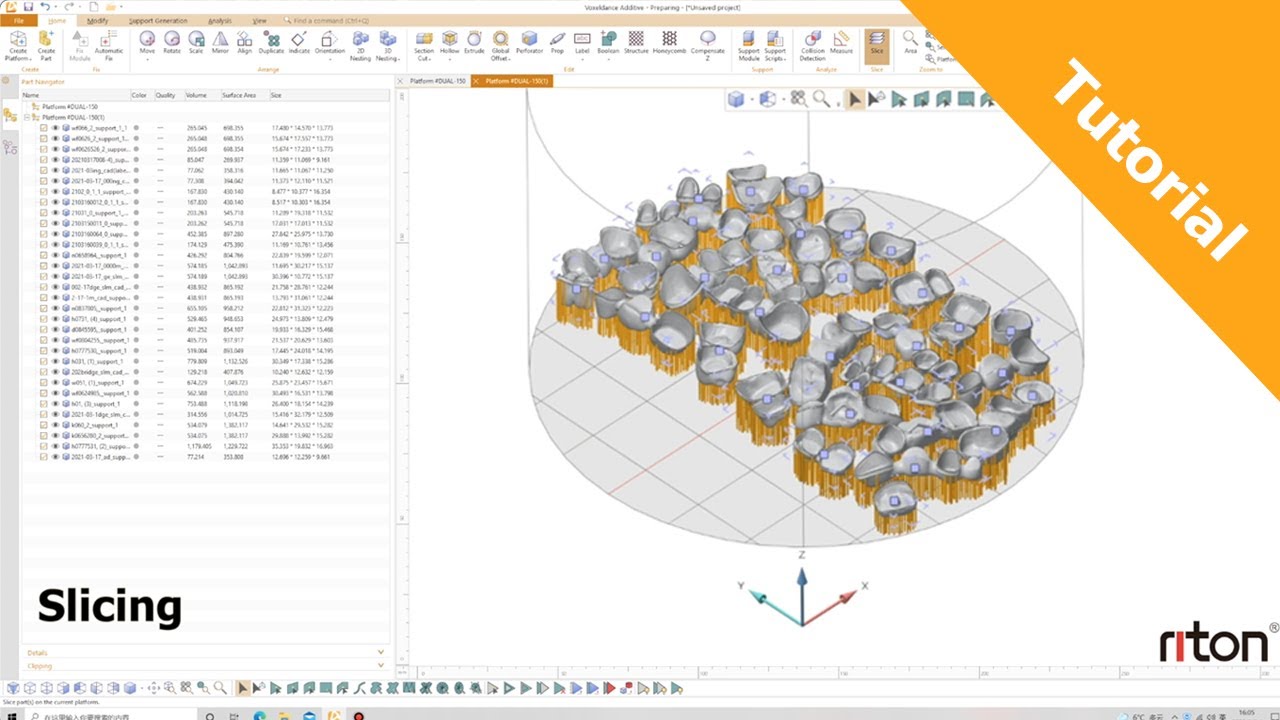 Voxeldance Additive Metal Dental application: Crown workflow basic