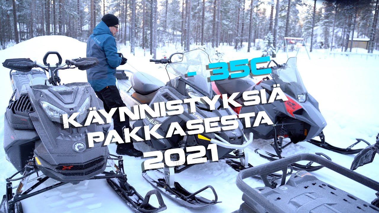 Käynnistyksiä pakkasesta 2021   -35c