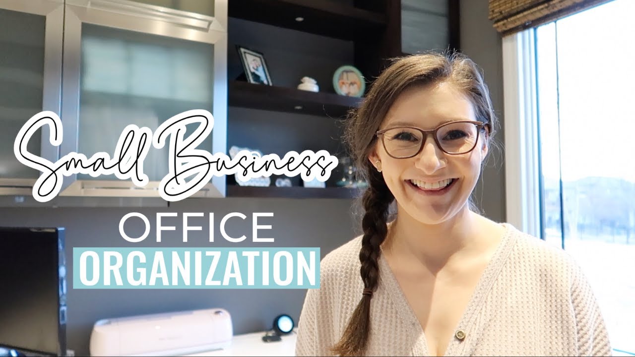 SMALL BUSINESS HOME OFFICE ORGANIZATION // How I Organize Business Inventory + Entrepreneur Life