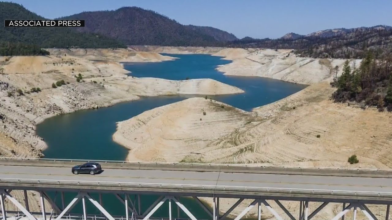 Dramatic photos show how storms filled California reservoirs