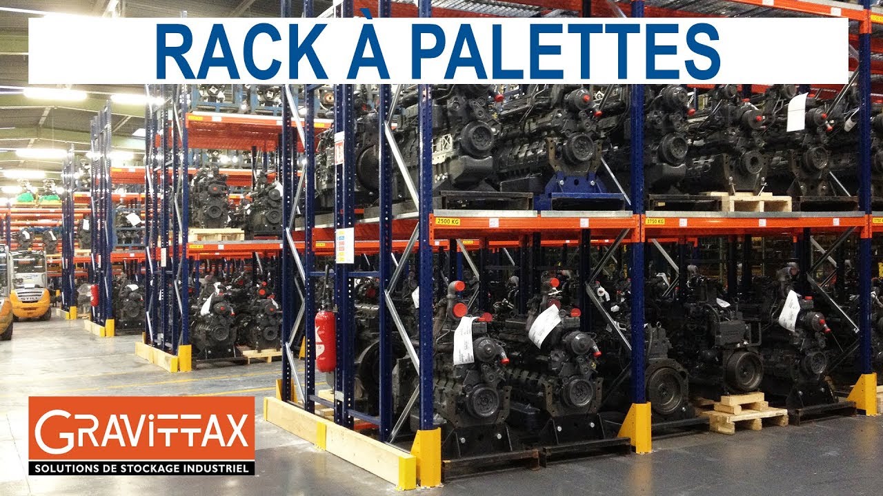 Rack à palettes et charges lourdes - Gravittax