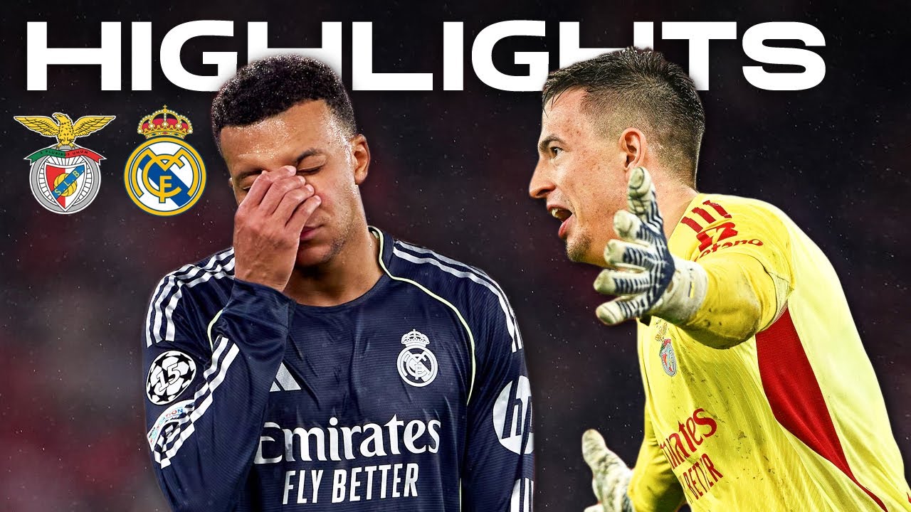 Benfica vs Real Madrid 4-2 | Resumen Español y Goles | Highlights & Goals