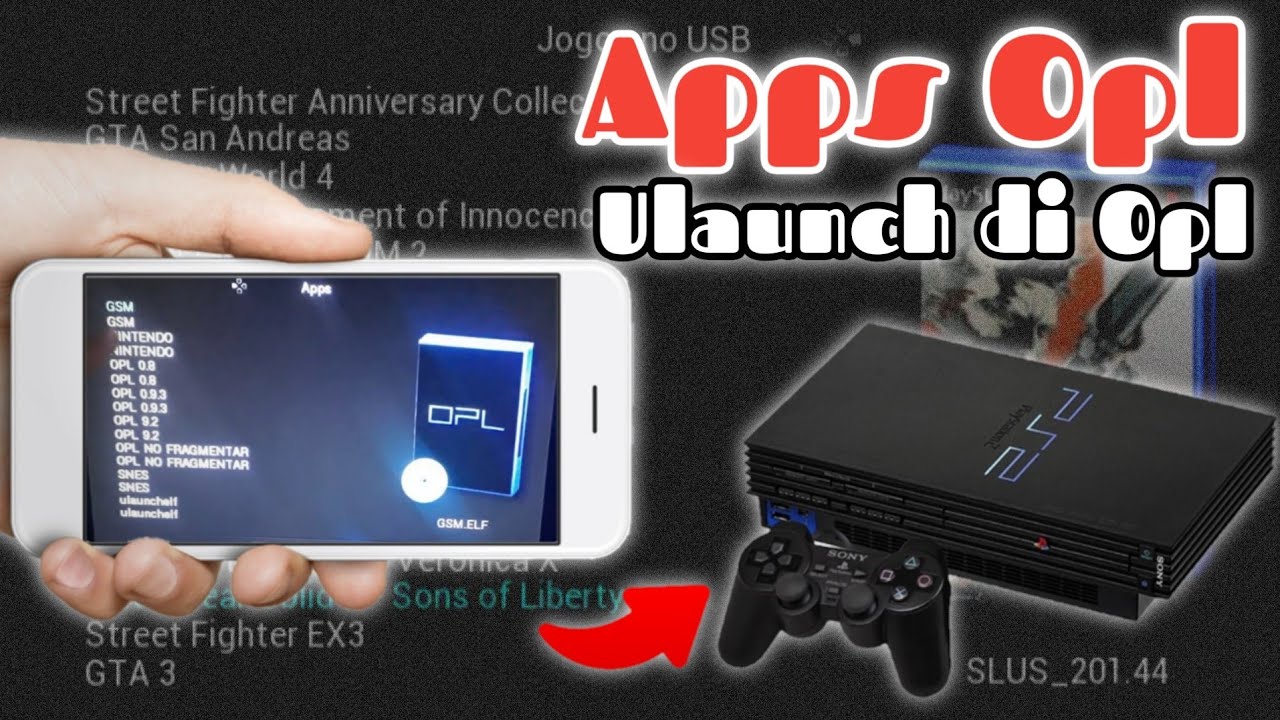Cara Instal Ulaunch Di Dalam Opl Ps2‼️Tutorial Ps2