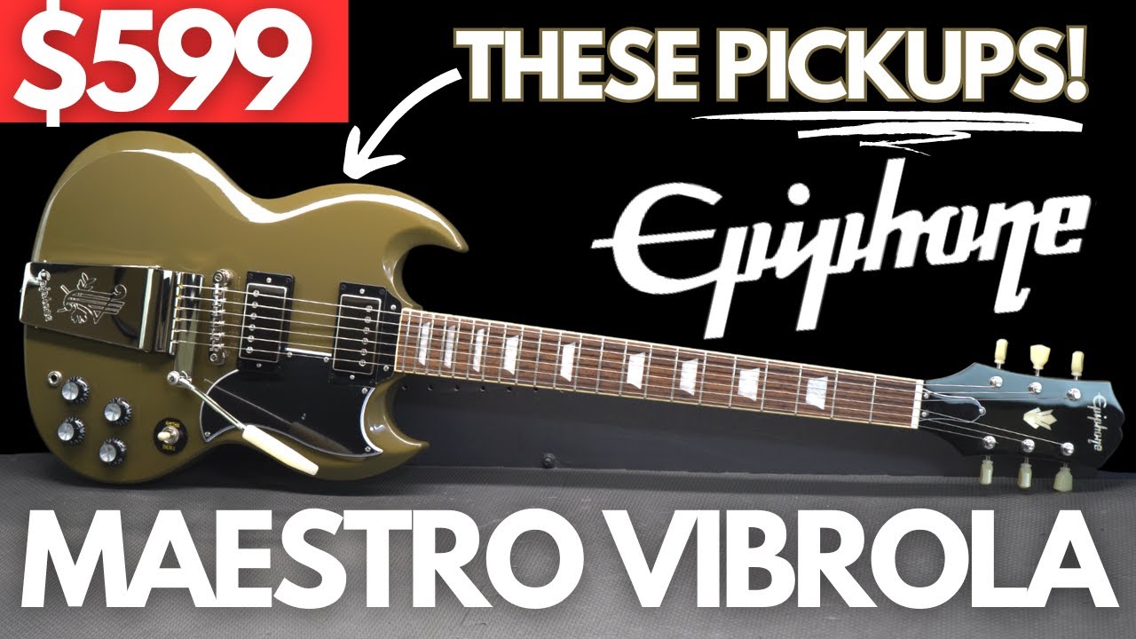 Epiphone SG Standard Maestro Vibrola ПОЛНАЯ ДЕМО