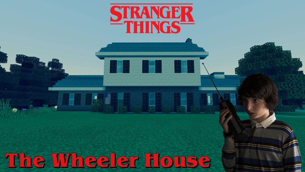 How to Build The Wheeler&rsquo;s House from Stranger Things in Minecraft!!