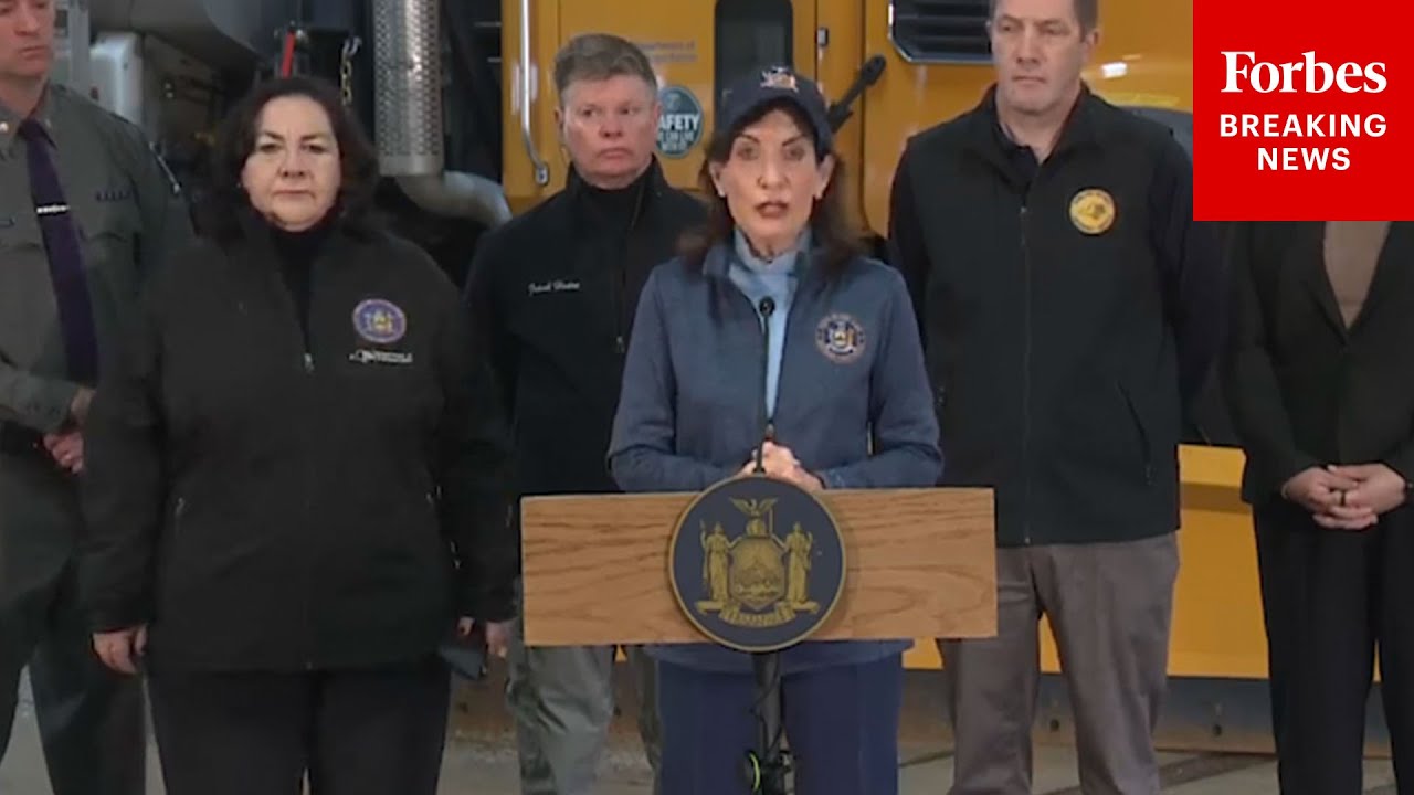 JUST IN: New York Gov. Kathy Hochul Holds A Winter Storm Preparedness Press Briefing