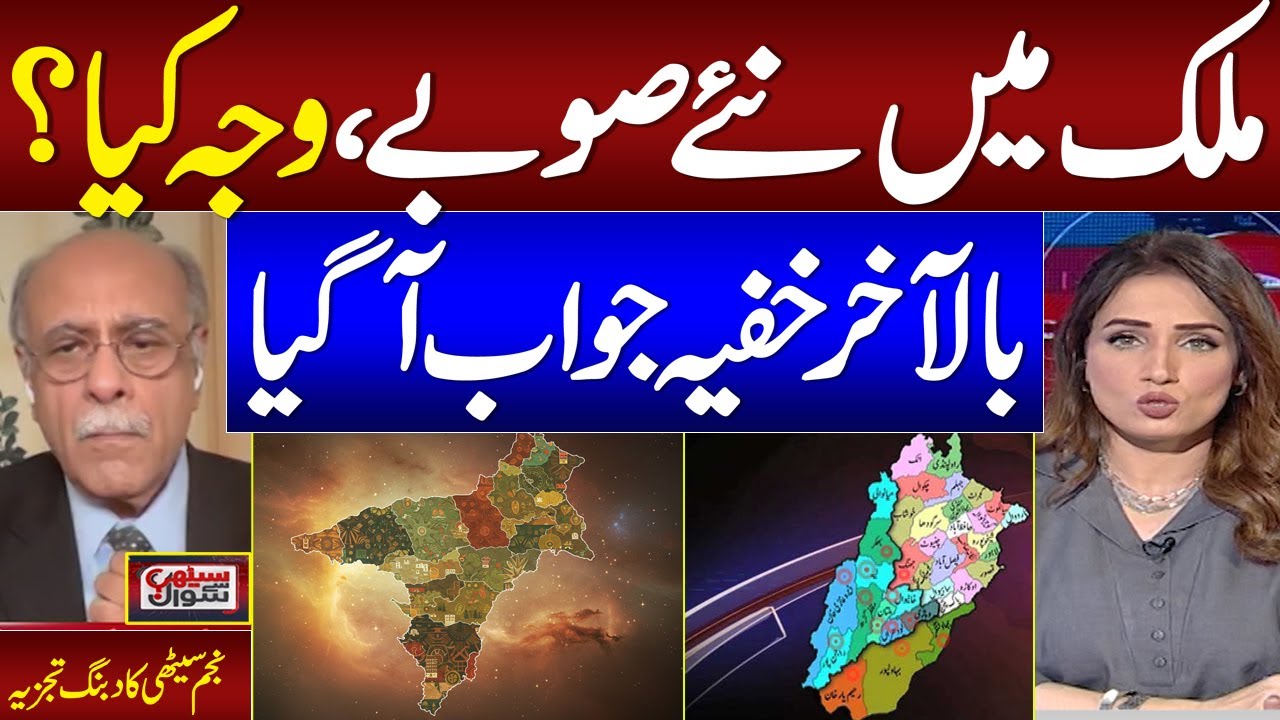 New Provinces in Pakistan | Senior Journalist Najam Sethi Historical Analysis on Current Scenario