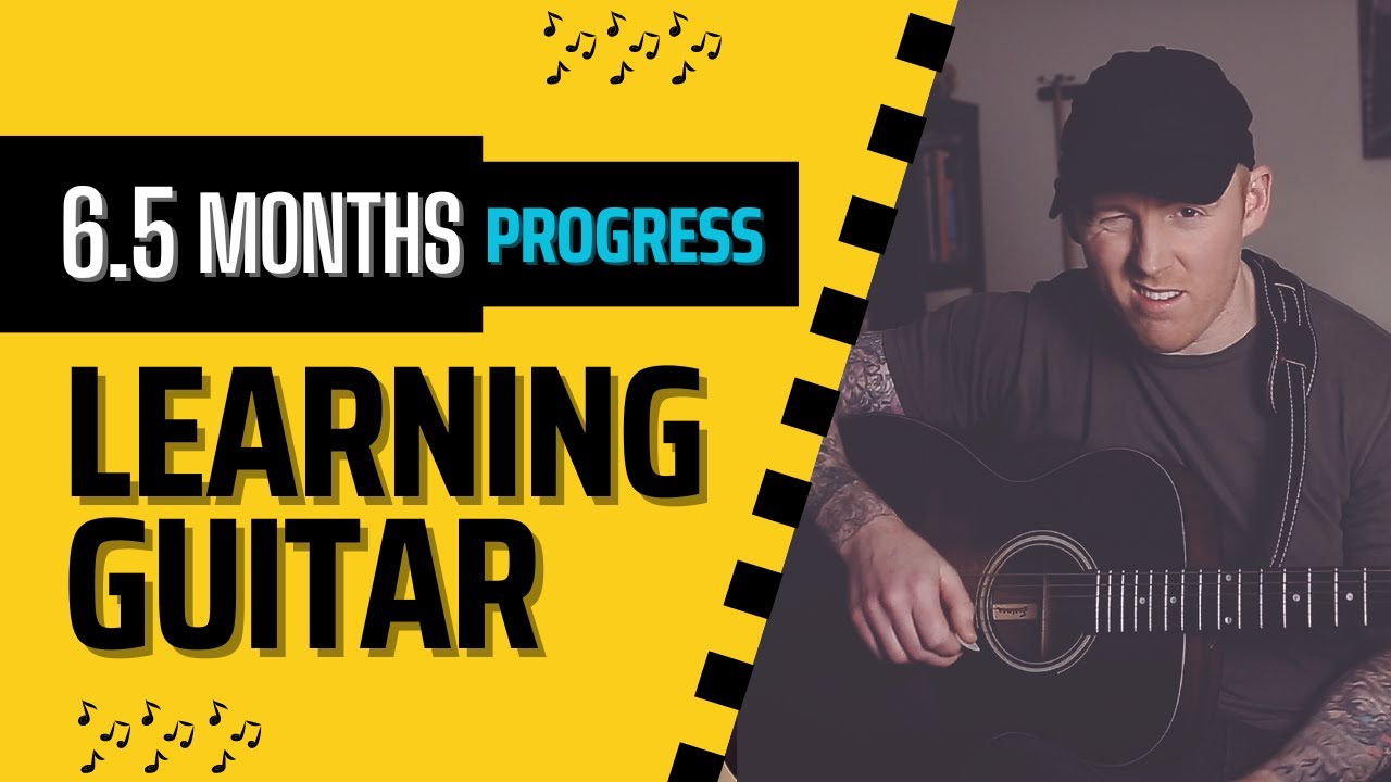 My 6.5 MONTHS Acoustic Guitar Progress (Using Online Lessons)