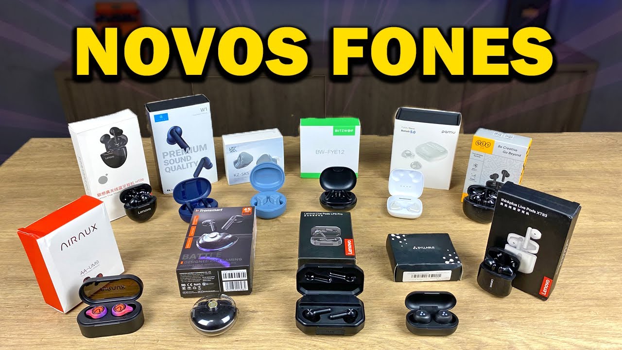 TOP 11 MELHORES FONES SEM FIO PARA COMPRAR! COMPARATIVO FONES BLUETOOTH