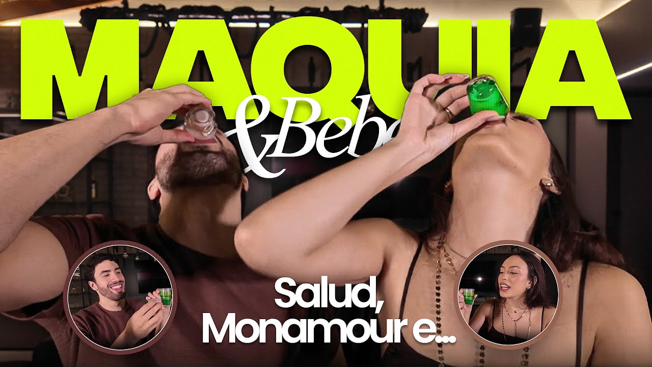 MAQUIA E BEBE | Um passo de make, um shot de bebida #maquiaebebe1