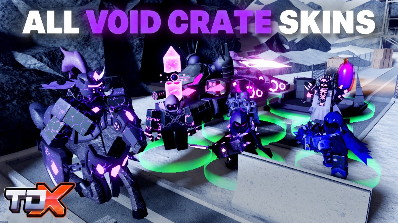 TDX All Void Crate Skins Showcase | TDX x TB 2 Event Crate