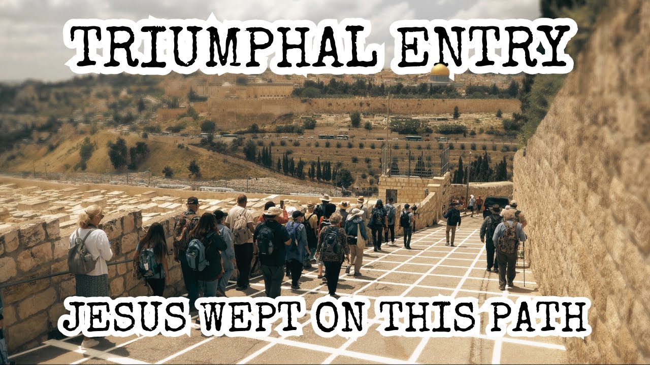 Triumphal Entry Tour on the Mount of Olives! Dominus Flevit Church, Place Jesus Wept over Jerusalem!