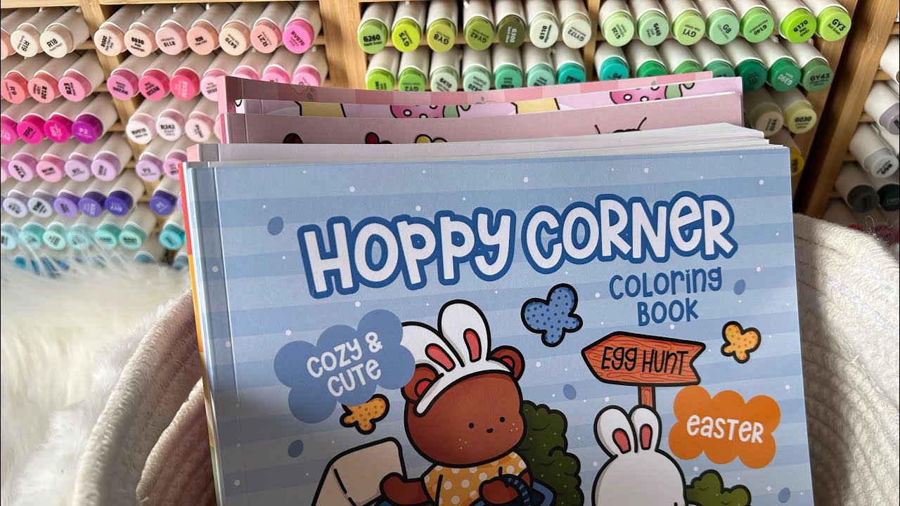 My March Completed Coloring Book Pages