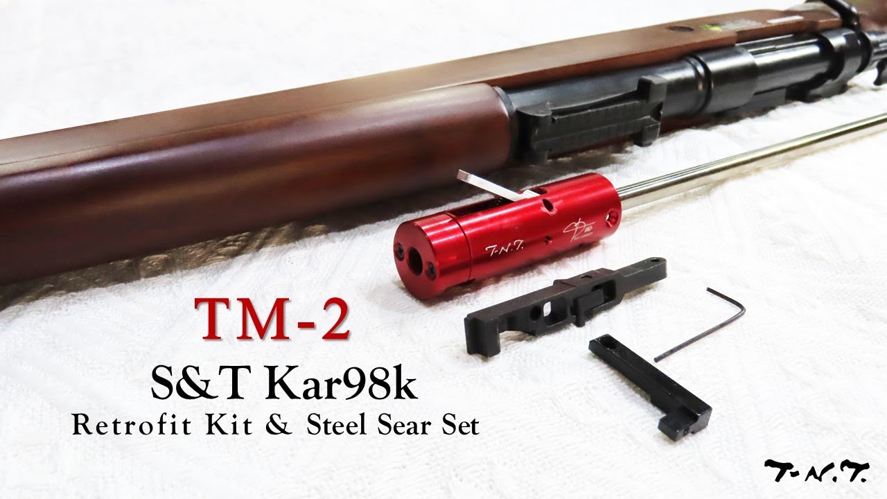 【TAIWAN T-N.T. STUDIO】S&T 98K Retrofit Kit & Steel Sear Set - Assemble Introduction