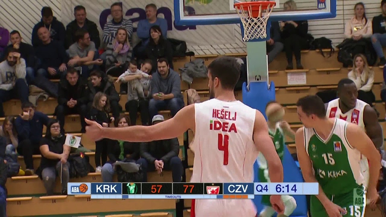 Marko Kešelj had a pretty good shooting night (Krka - Crvena zvezda mts, 4.1.2018)