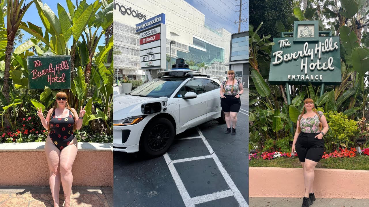 DAY 8 IN LA | BEVERLY HILLS & TRYING OUT A SELF DRIVING CAR