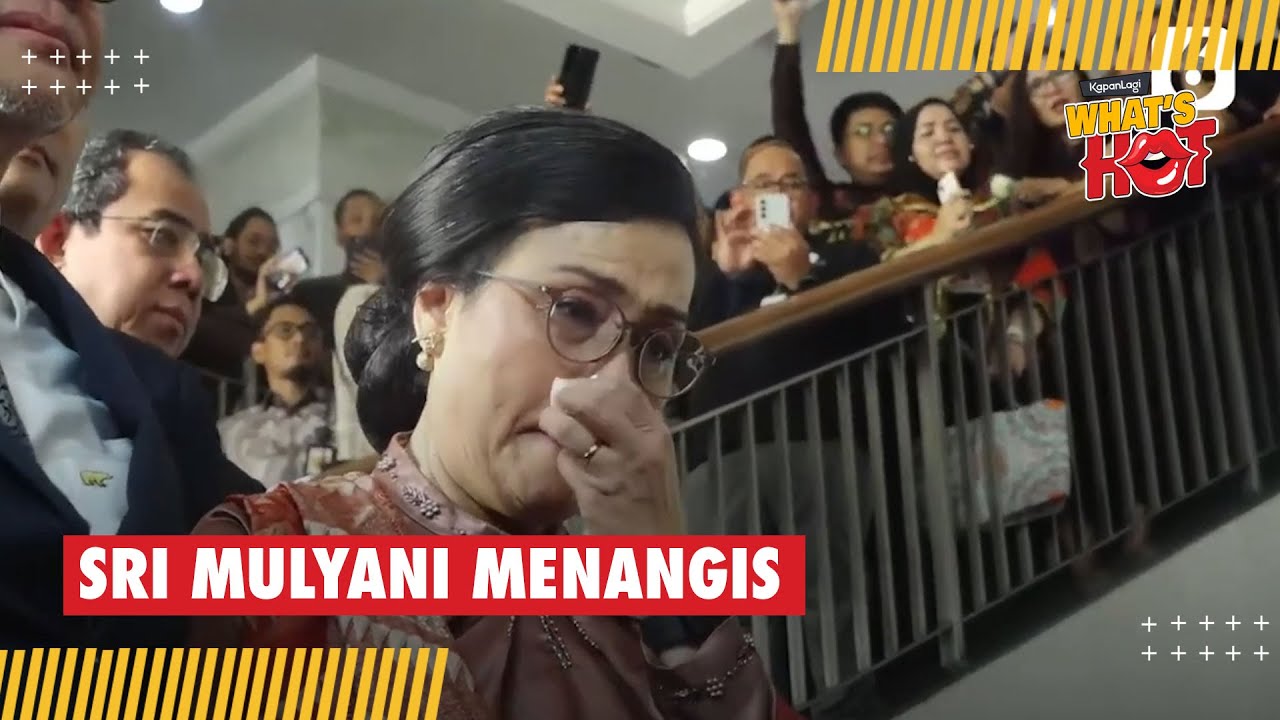 Momen Sri Mulyani Menangis, Saat Berpisah Dengan Pegawai Kemenkeu #srimulyani