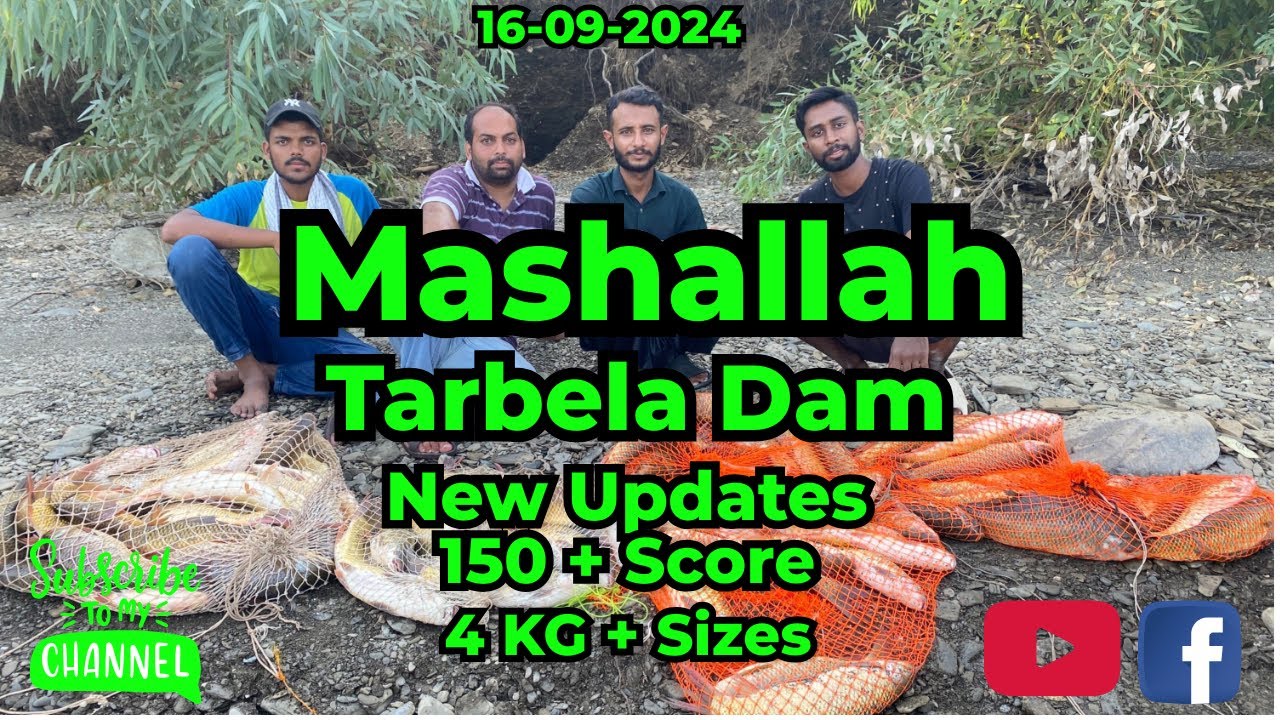 Tarbela Dam 🎣 | Mashallah 🥰 | New Update 😍| 16-09-2024