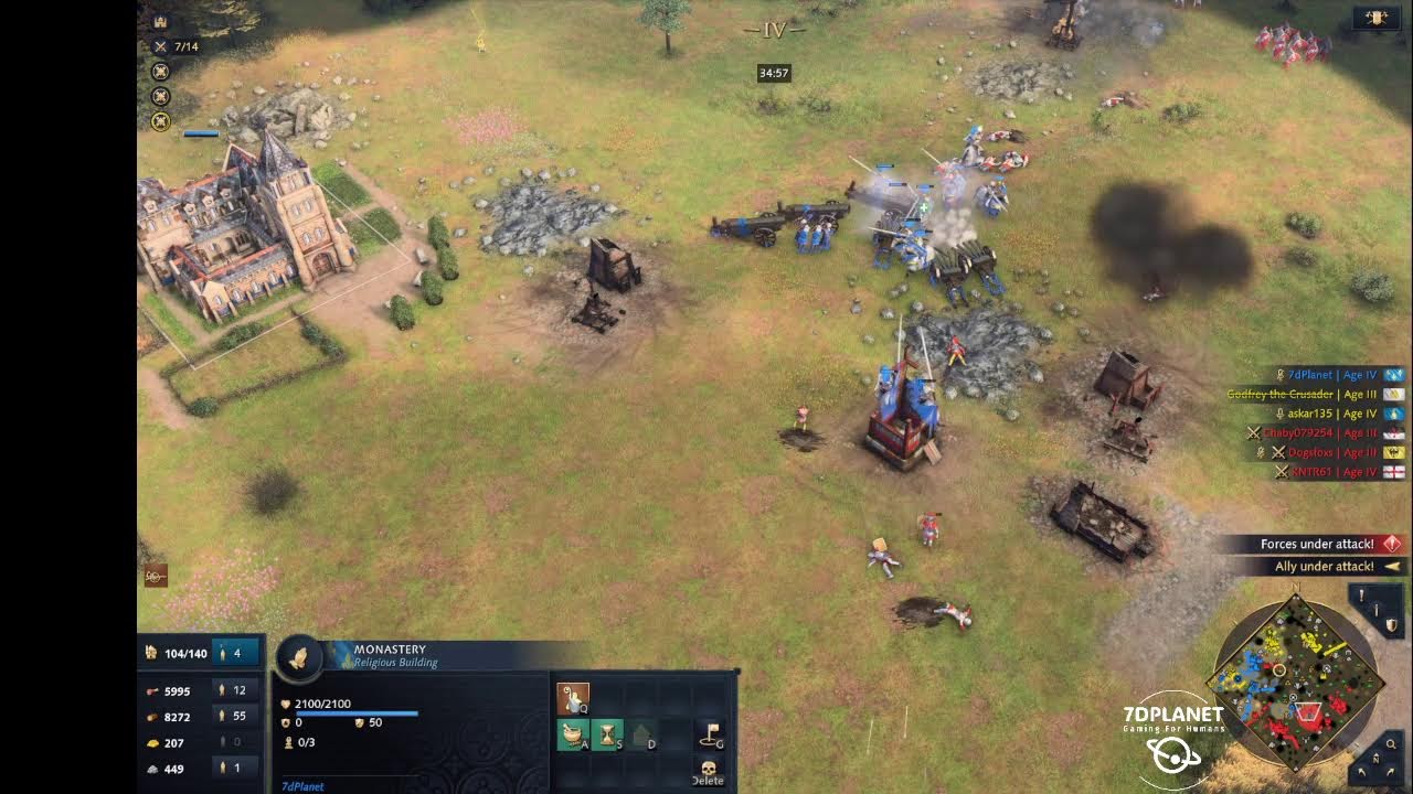 Age Of Empires IV Team Ranked Battle Match