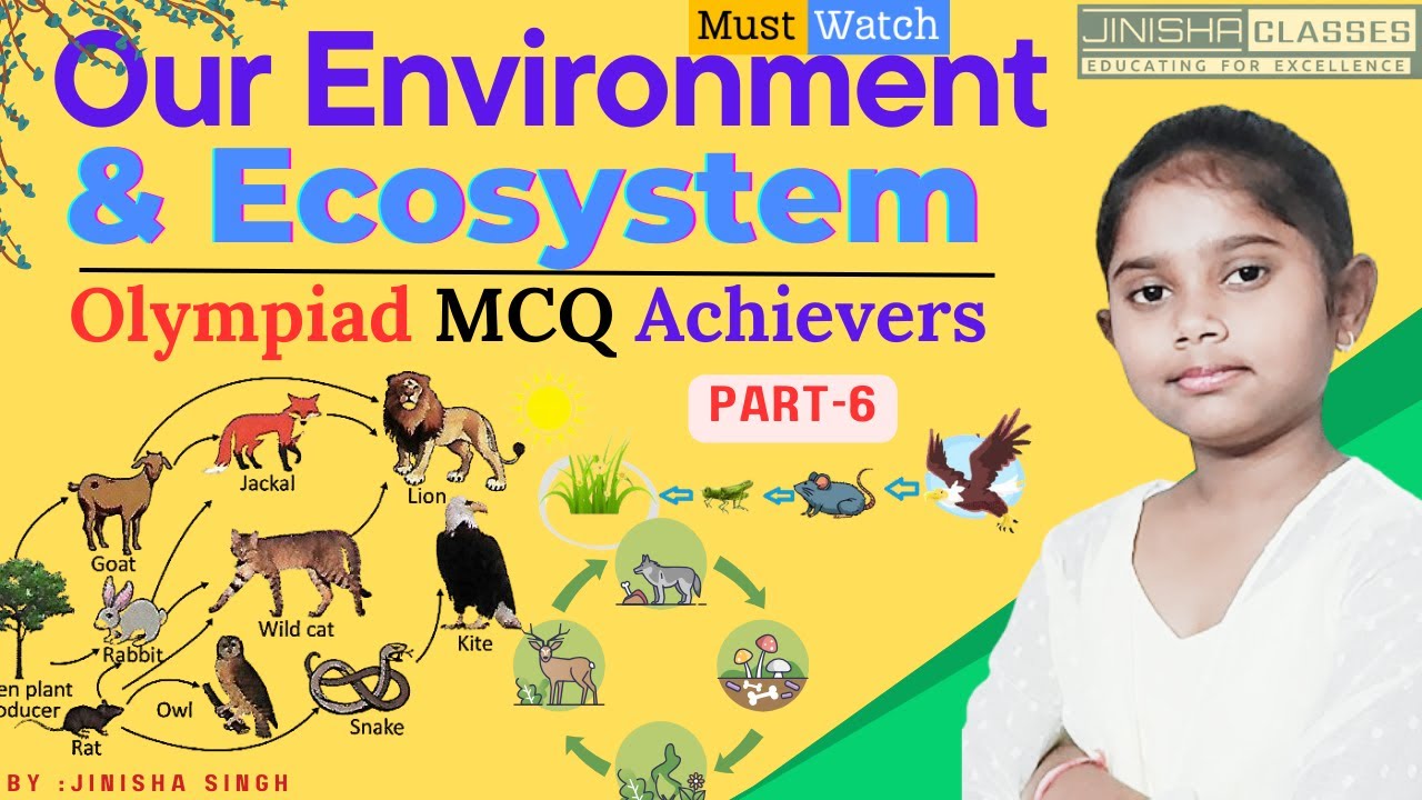 Our Environment & Ecosystem  MCQs Achievers Section (Part ) | NSO Class 5 Preparation by Jinisha