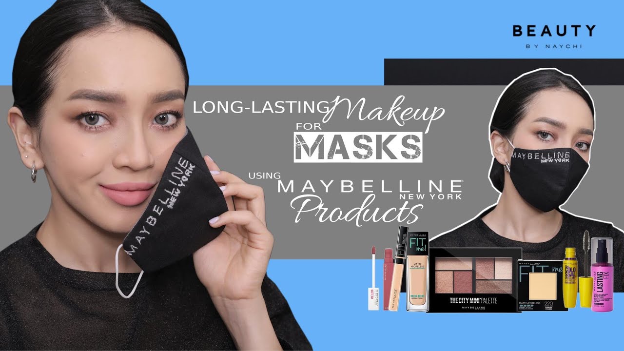 Long-Lasting Makeup for Masks Using Maybelline Products