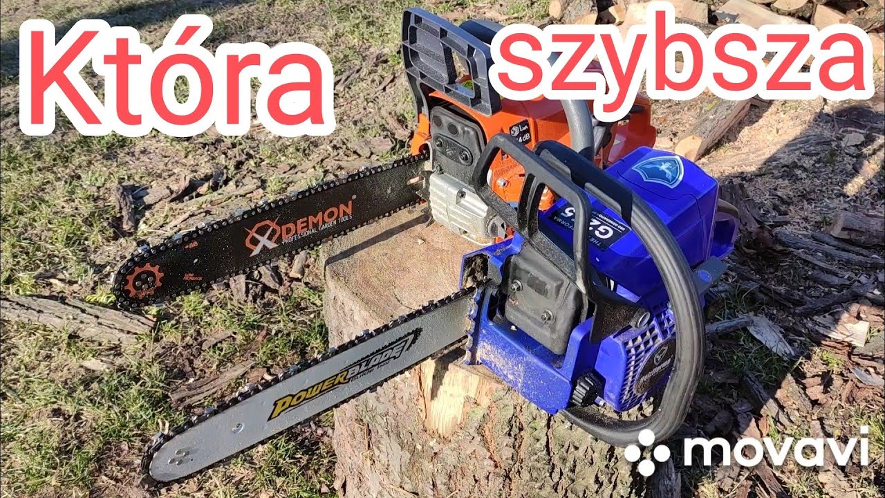#44 Por&oacute;wnanie chińskich pił spalinowych, Holzfforma G255 vs Demon CS65T