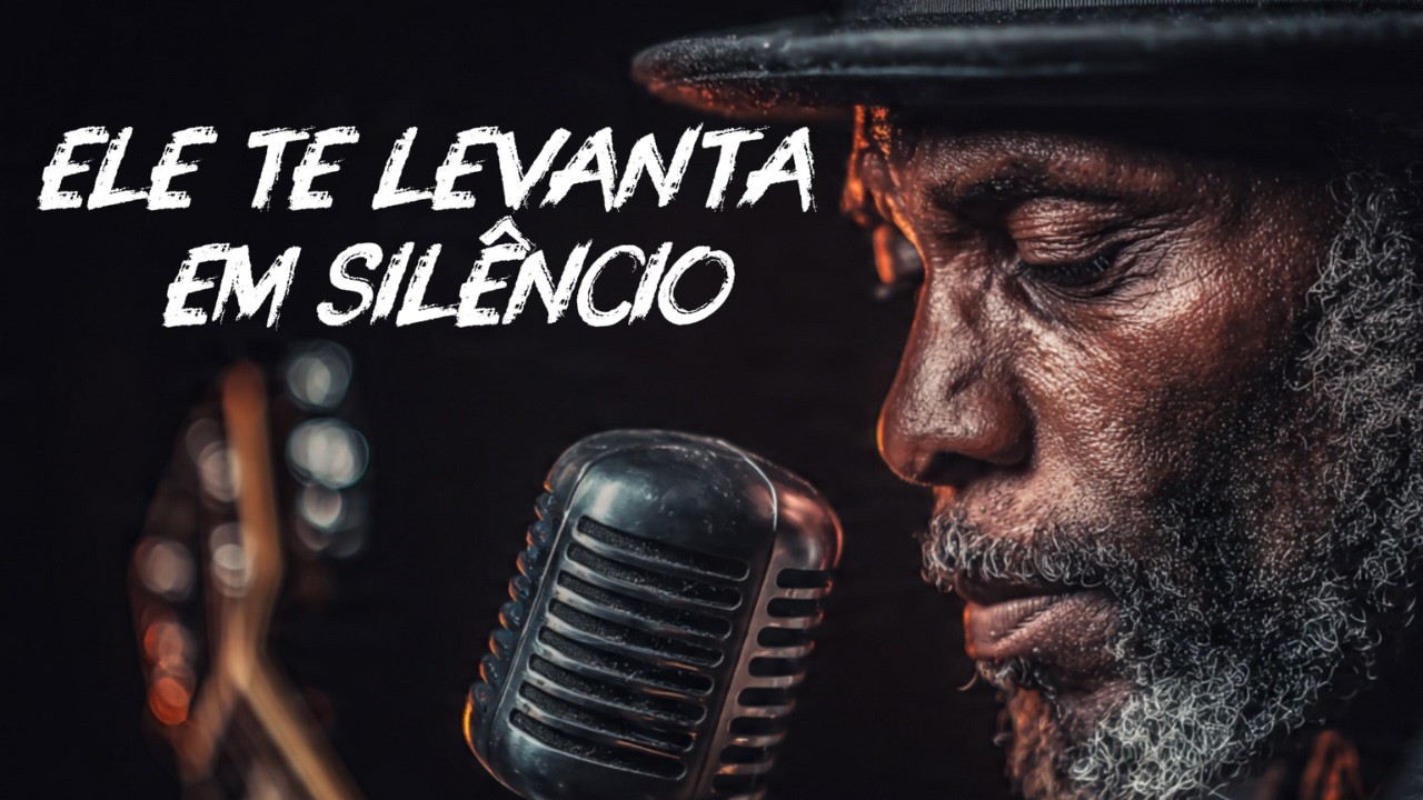 Ele Me Levanta em Silêncio – Quando Deus Age Enquanto Você Dorme | Blues Gospel Poderoso