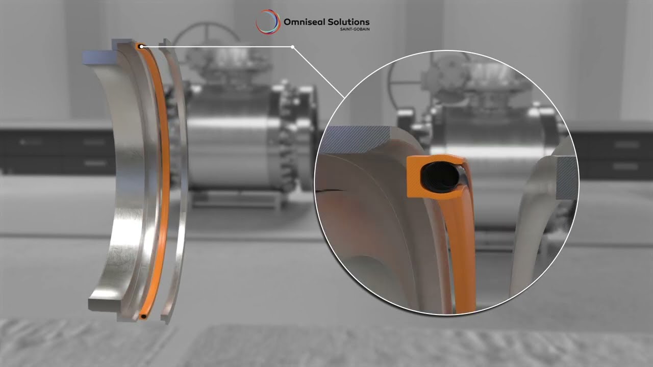 Support To The End: Omniseal Solutions' Omniseal&reg; LARGE DIAMETER, Open Rod Gland Seal Installation