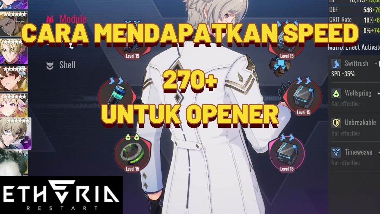 ETHERIA RESTART - GUIDE AGAR SPEED BISA 280++