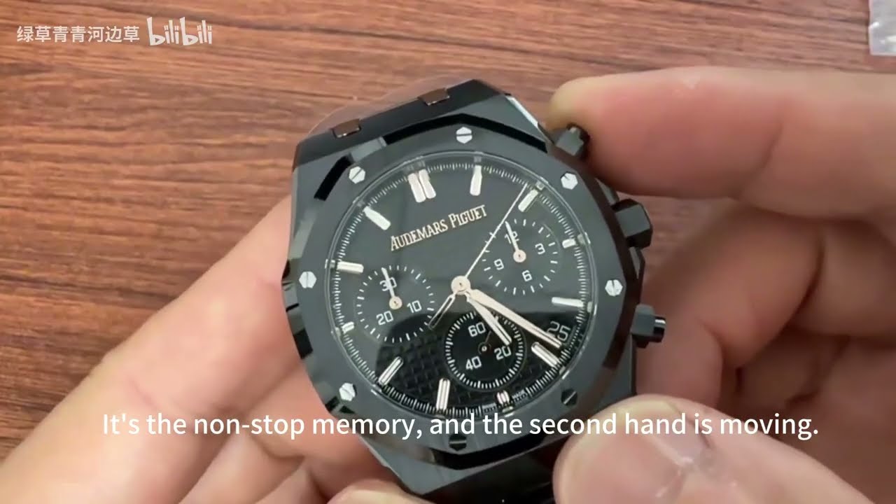 APS Royal Oak 26240 black ceramic v2 upgraded, caliber 4401 non-charted one-piece movement