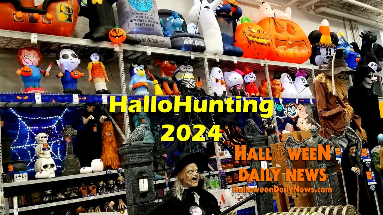 Lowe's 2024 Halloween Animatronics In-Store Demos, Full Store Walkthrough | HalloHunting