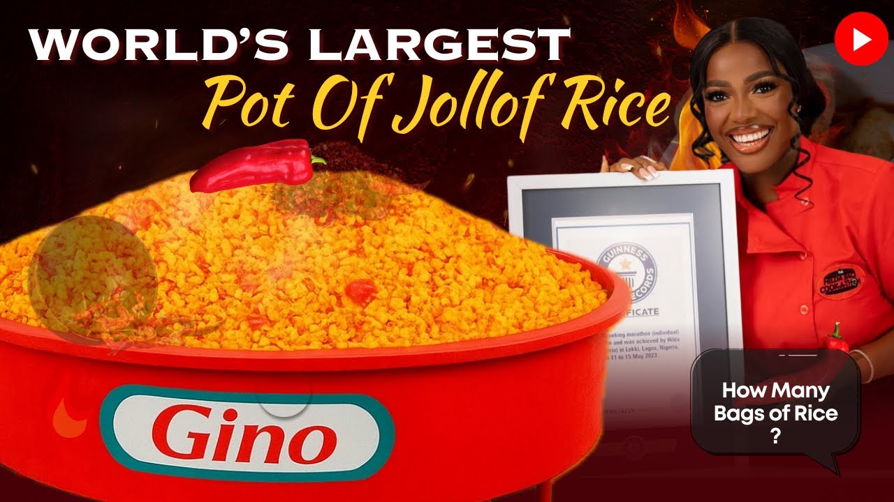 LARGEST POT OF JOLLOF RICE  BY HILDA BACI  & REVIEWS 