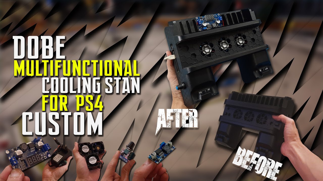 DOBE COOLING STAN PS4  [ JANGAN BELI !! ] WAJIB #CUSTOM KAYA GINI !!