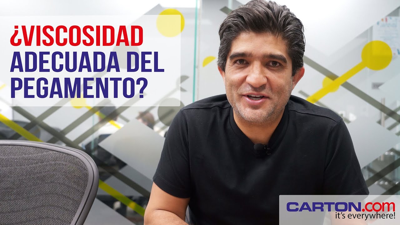 VISCOSIDAD ADECUADA PARA PEGAMENTO DE CAJAS DE CARTÓN