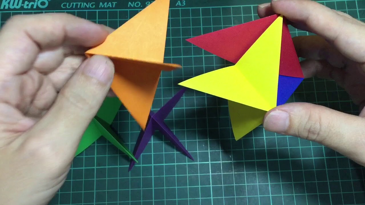 Octante en origami / El plano 3D