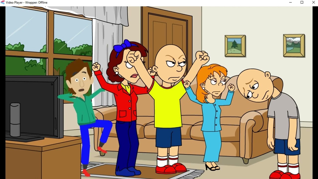 Classic Caillou gets grounded bloopers (MOST VIEWED VIDEO)
