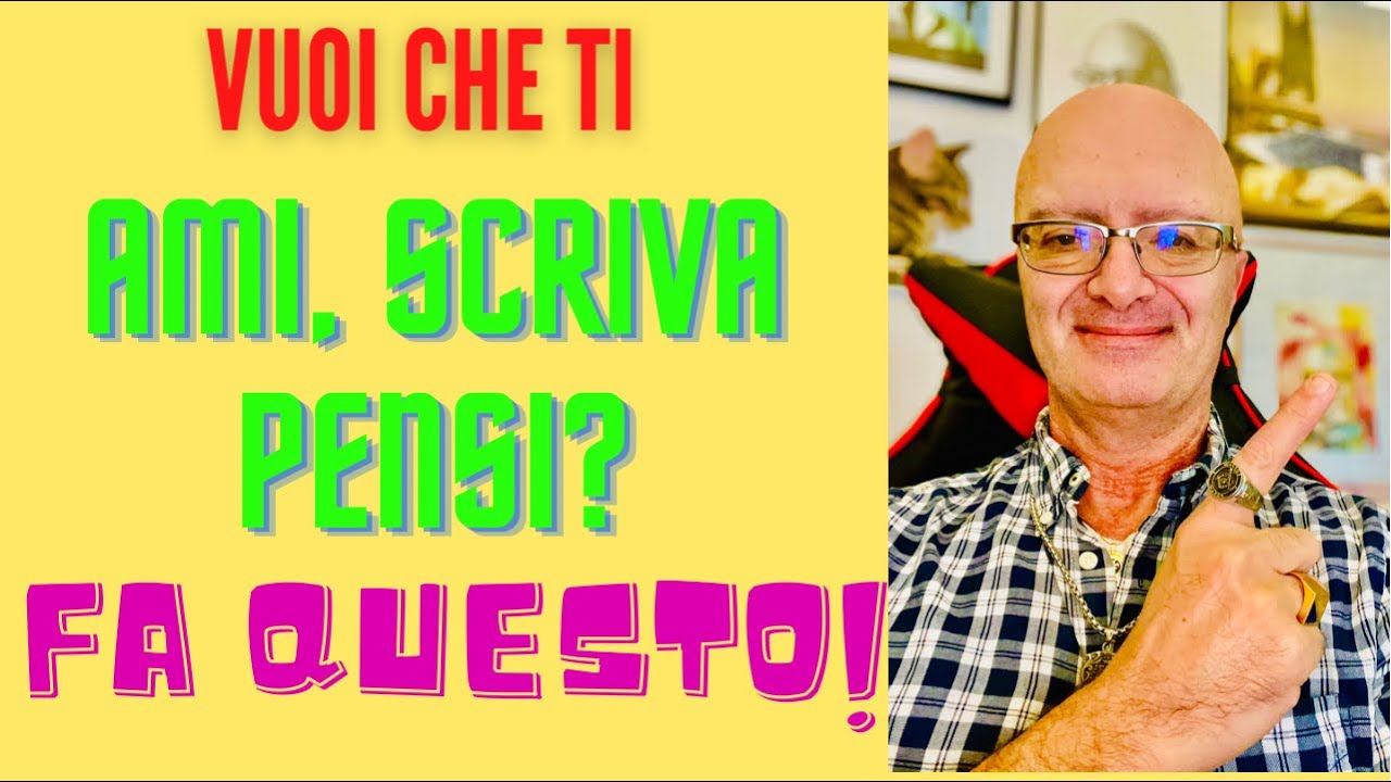 VUOI CHE TI CHIAMI, TI SCRIVA E TI PENSI? FAI questi 3 passaggi E LO FARA'  OGGI