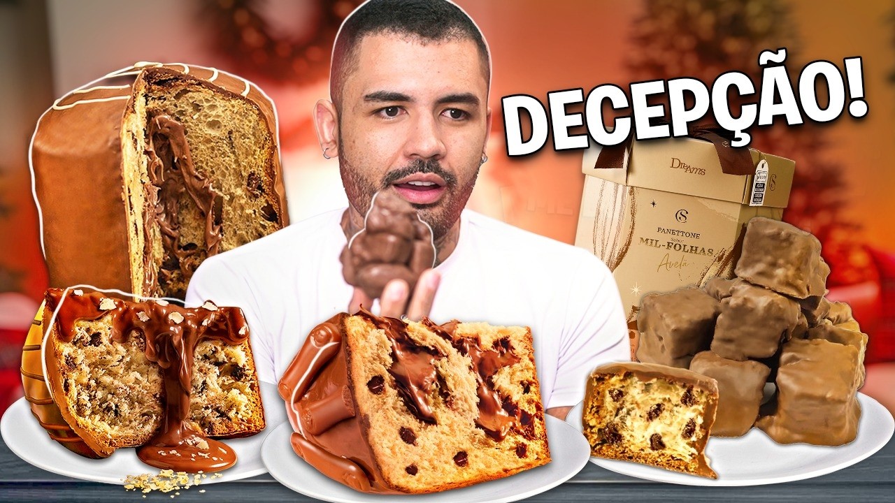 PROVEI OS MELHORES E PIORES CHOCOTONES DA CACAU SHOW - ONDE ESSE VÍDEO FOI PARAR?